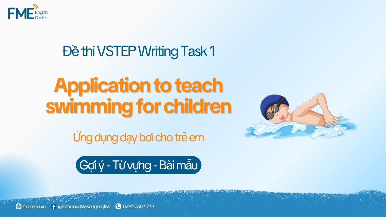 Đề thi Application to teach swimming – Thư Writing VSTEP