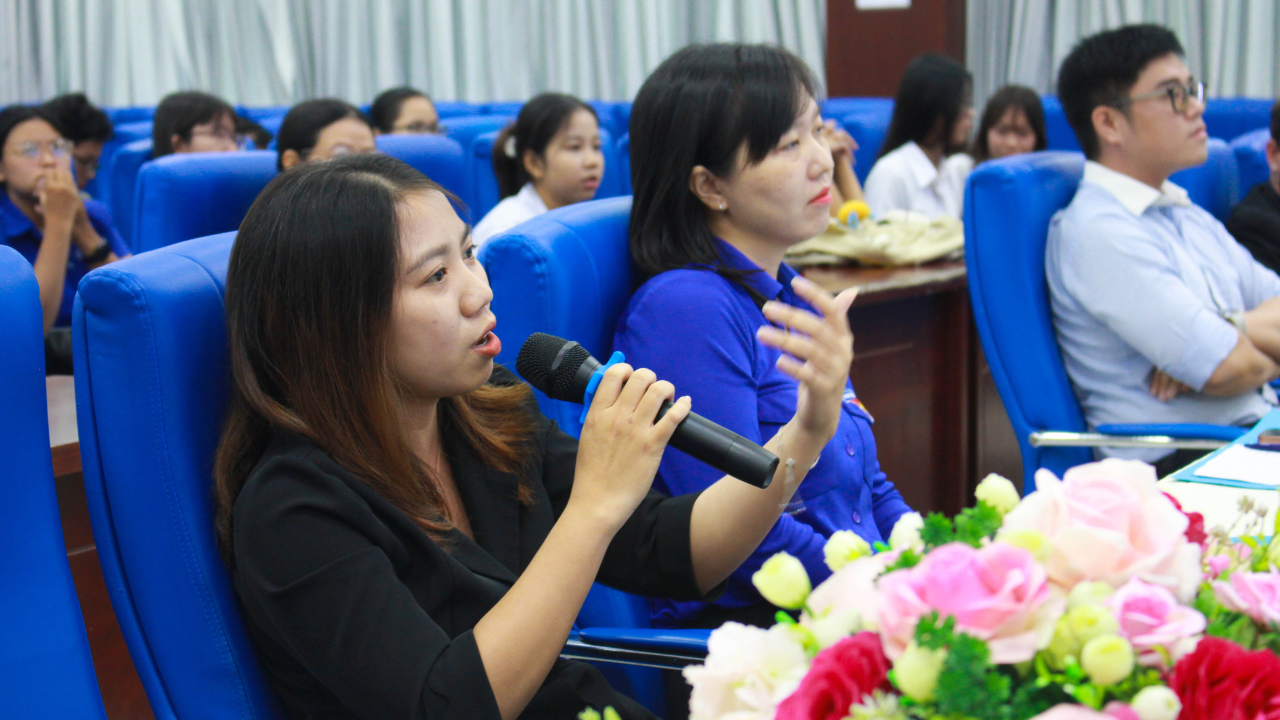 Ms. Trân Tăng - Founder của FME tại cuộc thi