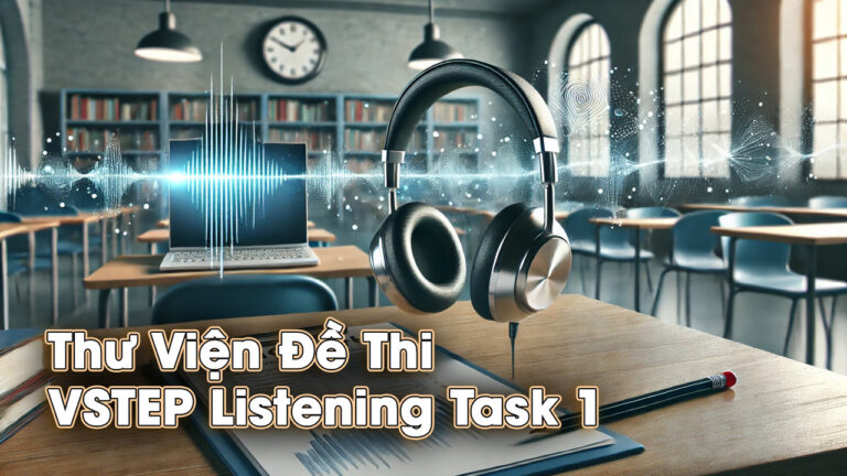 Kho Thư viện đề thi Listening VSTEP Task 1